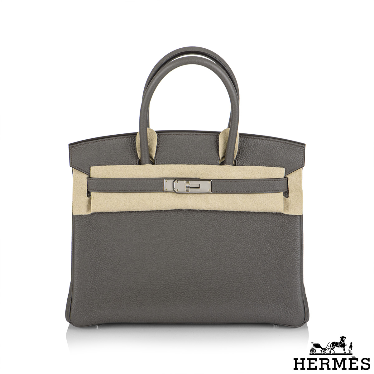 Hermès Birkin 30 Gris Etain Togo Palladium Hardware PHW — The French Hunter